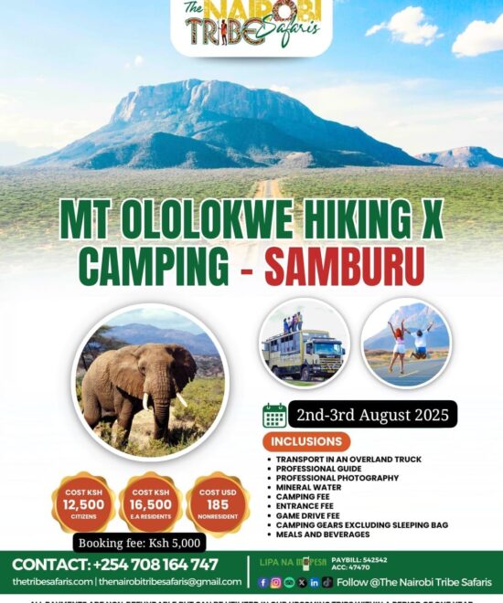 Mt. Ololokwe Hiking and Camping - Samburu